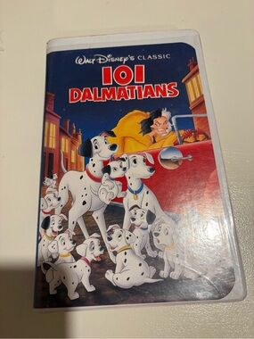 Disney 101 Dalmatians VHS Clamshell